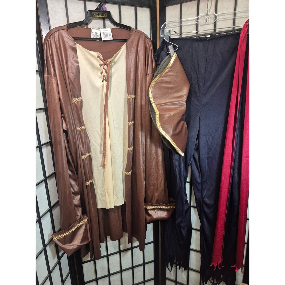 Deep Sea Jack Adult Halloween Costume Medieval Renaissance Tunic Pants XL